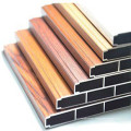 wood grain color aluminium   profile for door and window